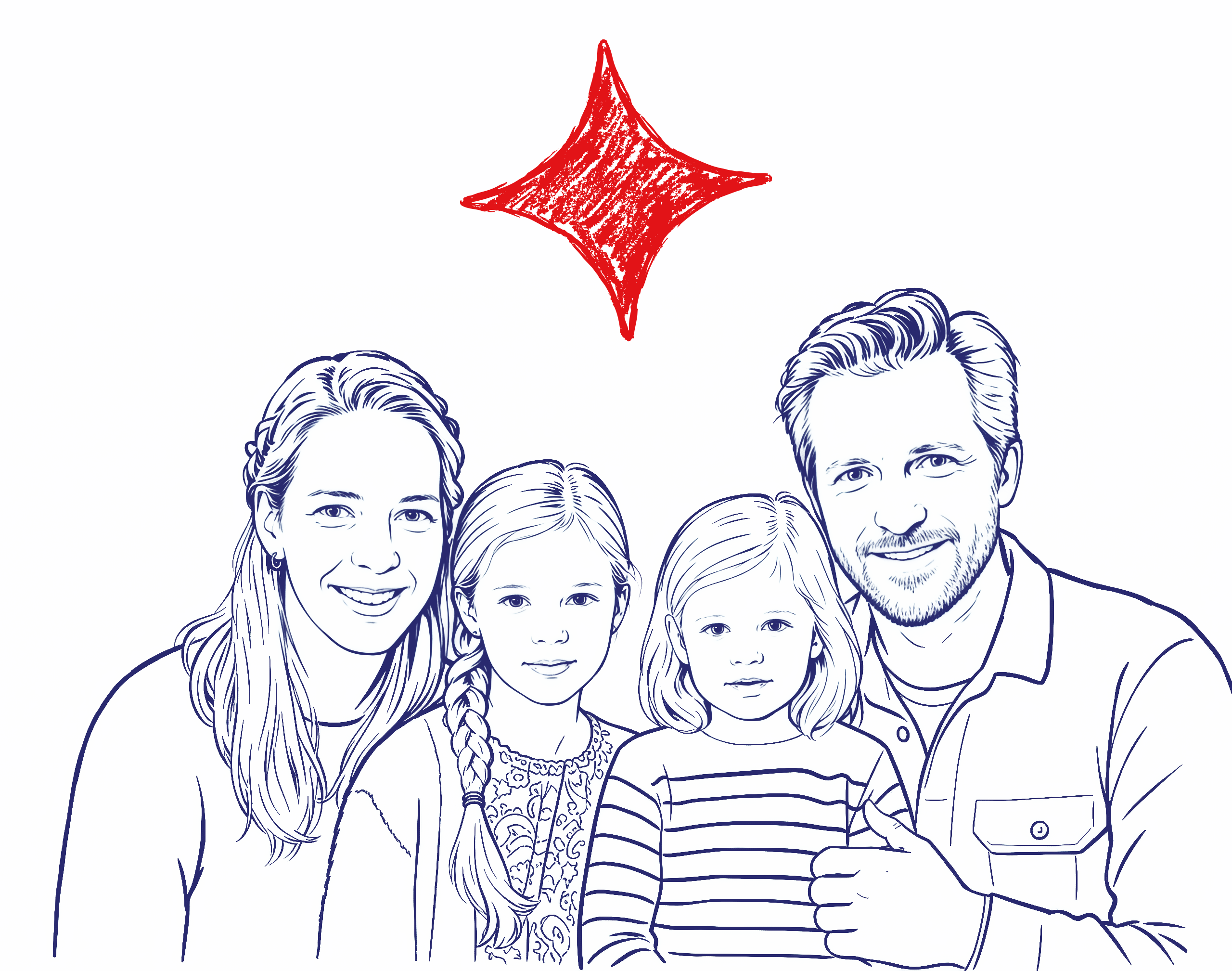 Nele en Jasper familiefoto