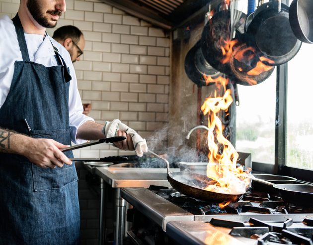 Kok aan het koken